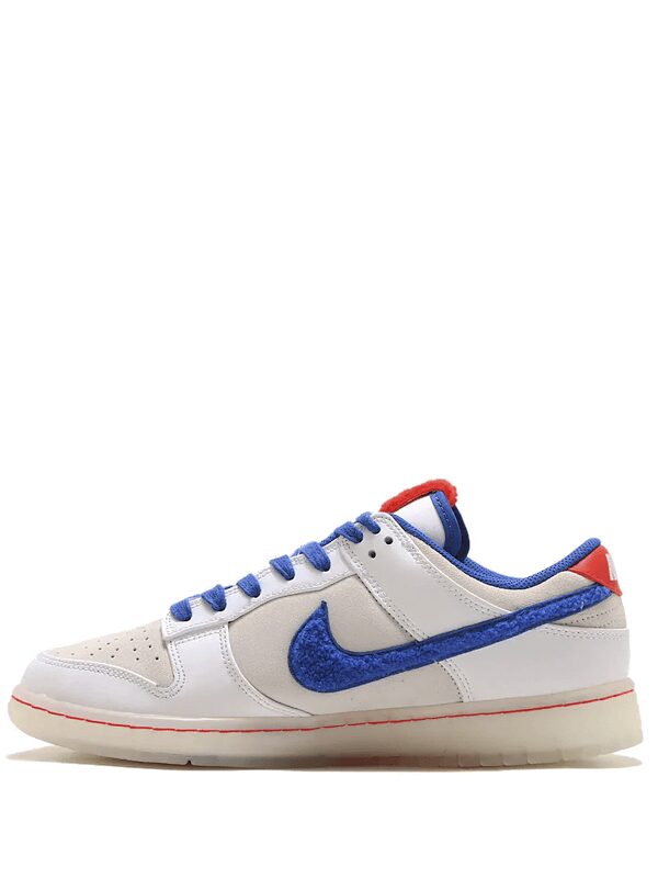 Nike Dunk Low Retro PRM Year of the Rabbit White Crimson Varsity Royal