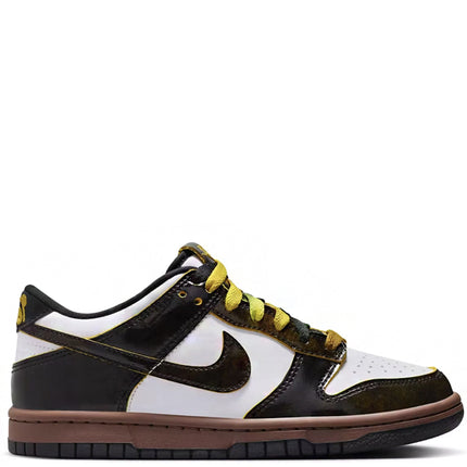Nike Dunk Low SE GS Panda-Monium White Black Fauna Brown