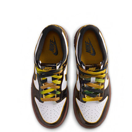Nike Dunk Low SE GS Panda-Monium White Black Fauna Brown