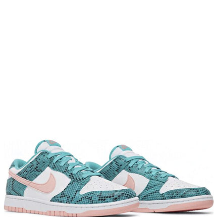 Nike Dunk Low Snakeskin Washed Teal Bleached Coral