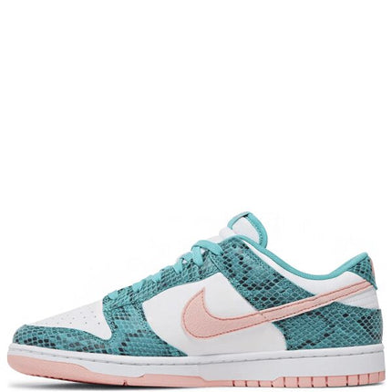 Nike Dunk Low Snakeskin Washed Teal Bleached Coral