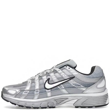 Nike P-6000 Metallic Silver Summit White-Wolf Grey