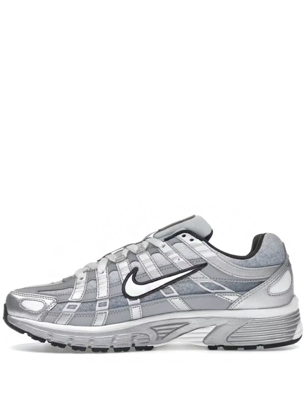 Nike P-6000 Metallic Silver Summit White-Wolf Grey