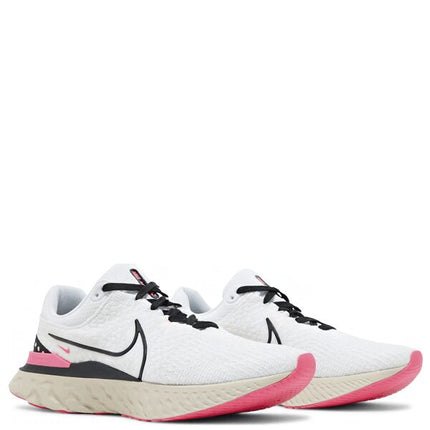 Nike React Infinity Run Flyknit 3 White Hyper Pink