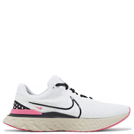 Nike React Infinity Run Flyknit 3 White Hyper Pink