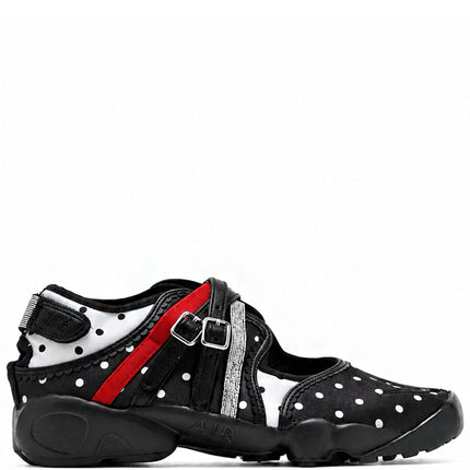 Nike Air Rift Breathe Polka Dots Black Metallic Silver