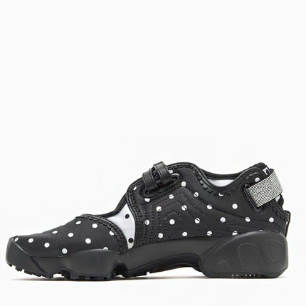 Nike Air Rift Breathe Polka Dots Black Metallic Silver