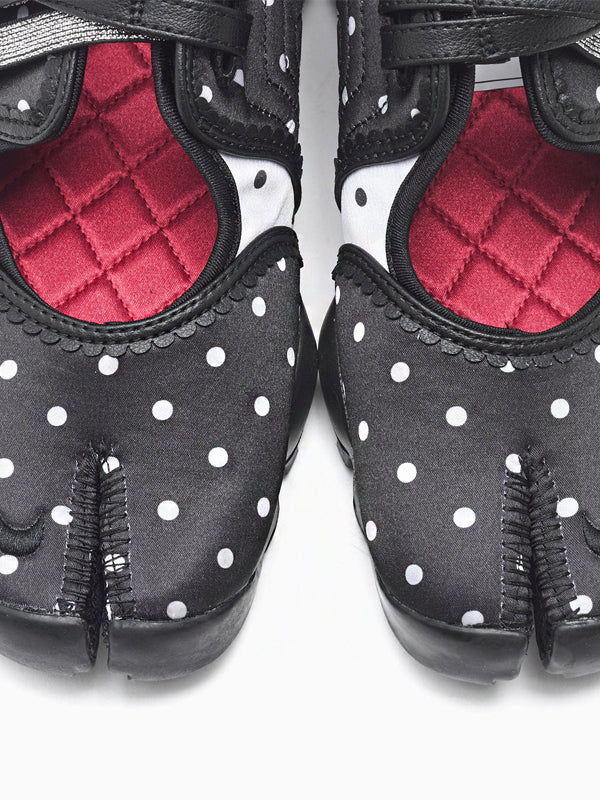 Nike Air Rift Breathe Polka Dots Black Metallic Silver
