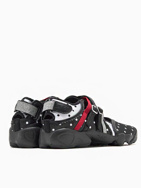 Nike Air Rift Breathe Polka Dots Black Metallic Silver