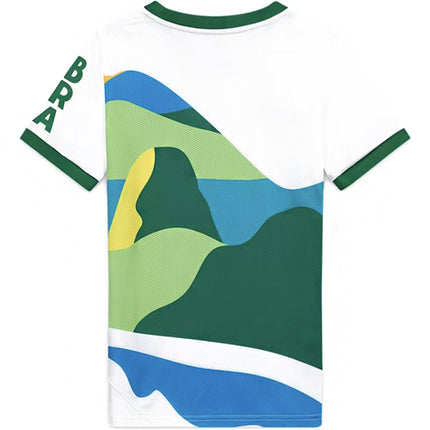 Nike SB x Parra Brazil Federation Kit Crew (Youth) Jersey White/Clover