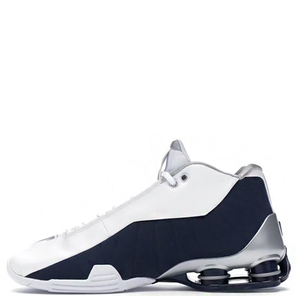 Nike Shox BB4 White Silver Navy