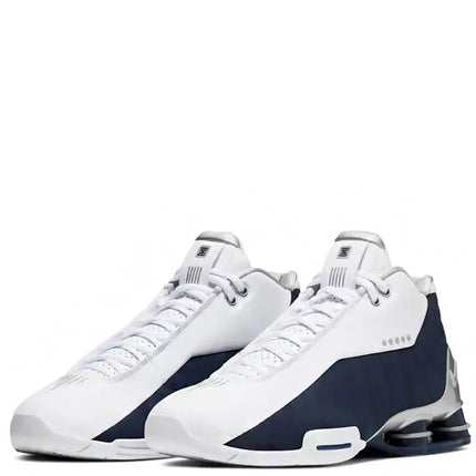 Nike Shox BB4 White Silver Navy