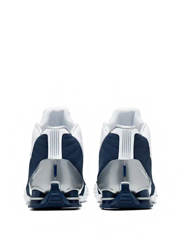 Nike Shox BB4 White Silver Navy