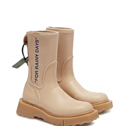OFF-WHITE For Rainy Days Rain Boot Rose