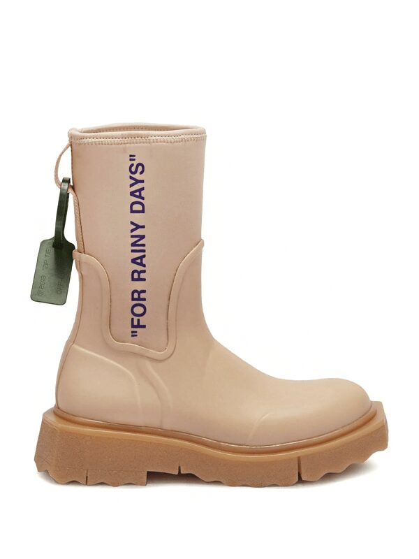 OFF-WHITE For Rainy Days Rain Boot Rose