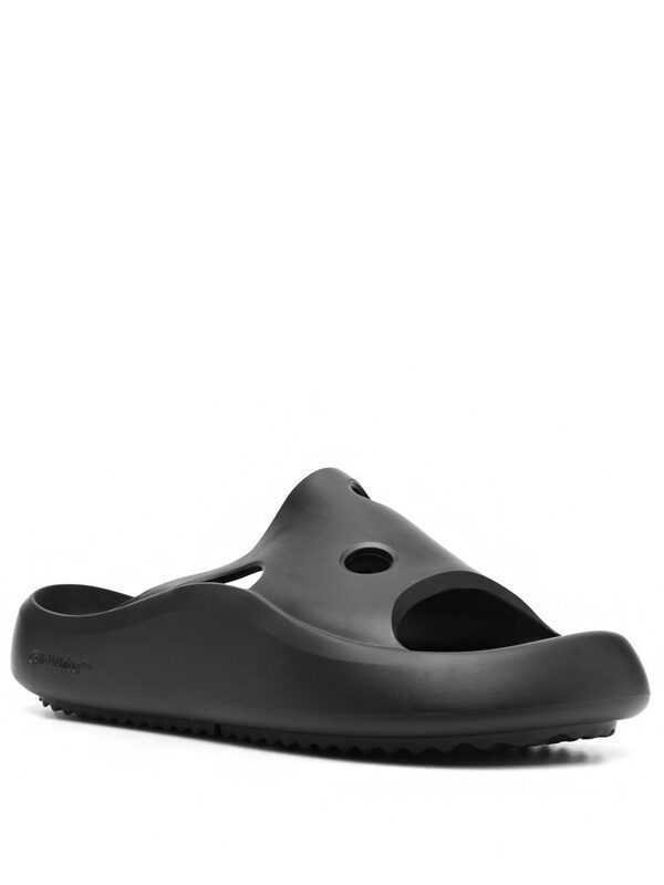OFF-WHITE Meteor Rubber Slides Black