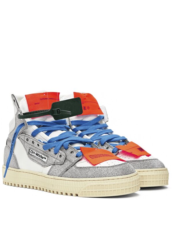OFF-WHITE Off-Court 3.0 High White Silver