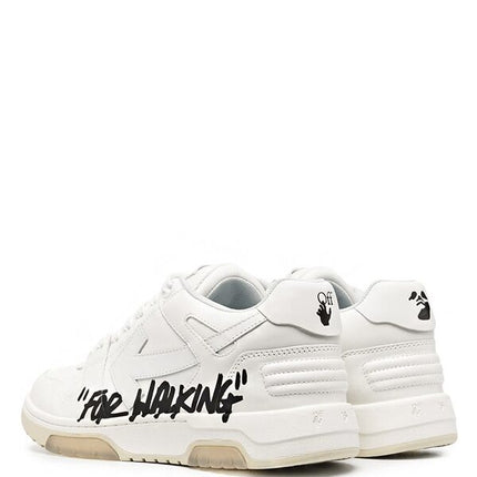 OFF-WHITE Out Of Office OOO Low Tops For Walking White Black