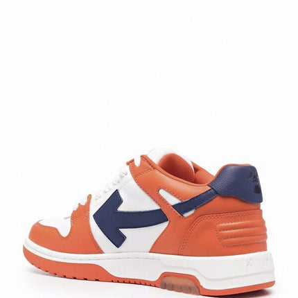 OFF-WHITE Out Of Office OOO Low Tops White Orange Blue