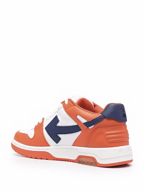 OFF-WHITE Out Of Office OOO Low Tops White Orange Blue