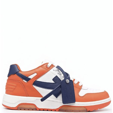 OFF-WHITE Out Of Office OOO Low Tops White Orange Blue