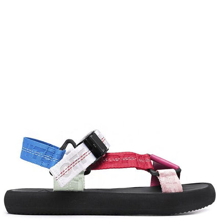 OFF-WHITE Trek Flat form Sandals Black Multicolor