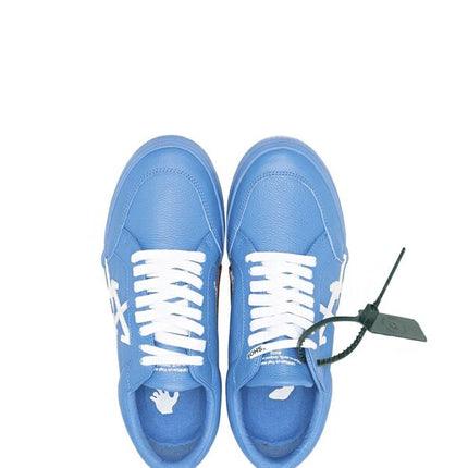 OFF-WHITE Vulc Low Leather Blue White