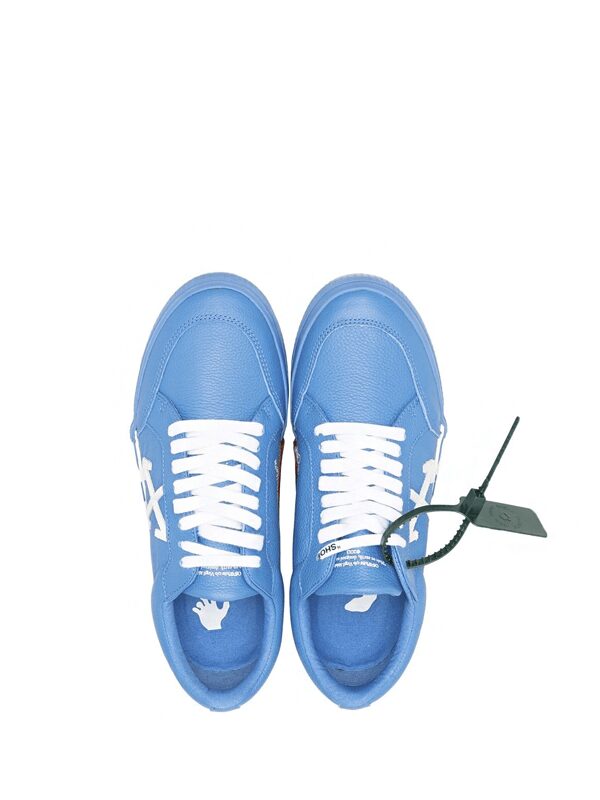 OFF-WHITE Vulc Low Leather Blue White