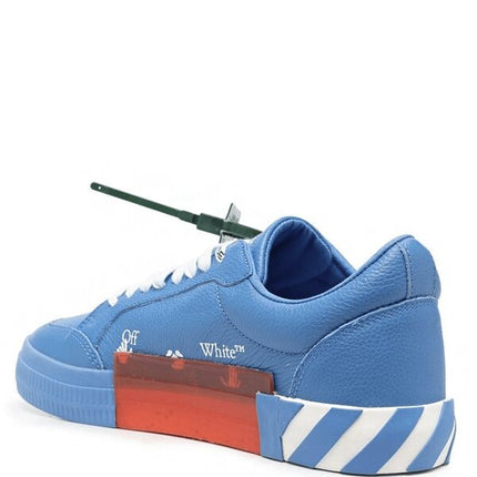 OFF-WHITE Vulc Low Leather Blue White
