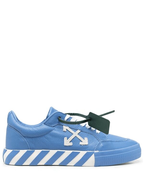 OFF-WHITE Vulc Low Leather Blue White