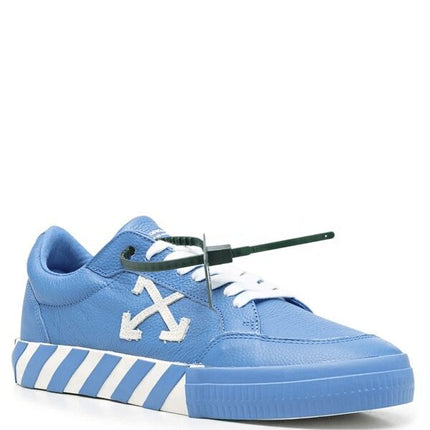 OFF-WHITE Vulc Low Leather Blue White