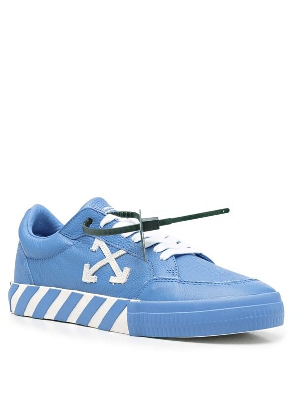 OFF-WHITE Vulc Low Leather Blue White