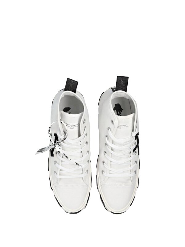 OFF-WHITE Vulcanized Hi Top White Black