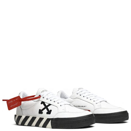 OFF-WHITE Vulcanized Low Canvas White Black
