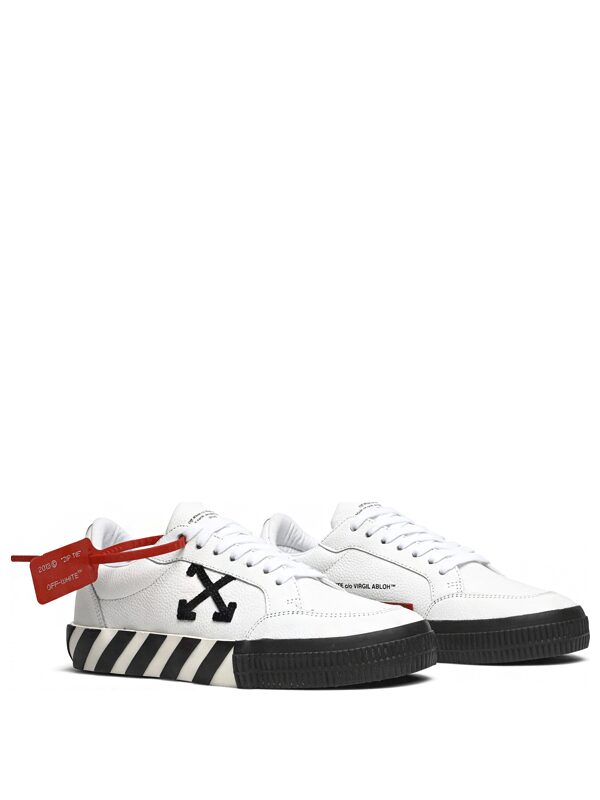 OFF-WHITE Vulcanized Low Canvas White Black