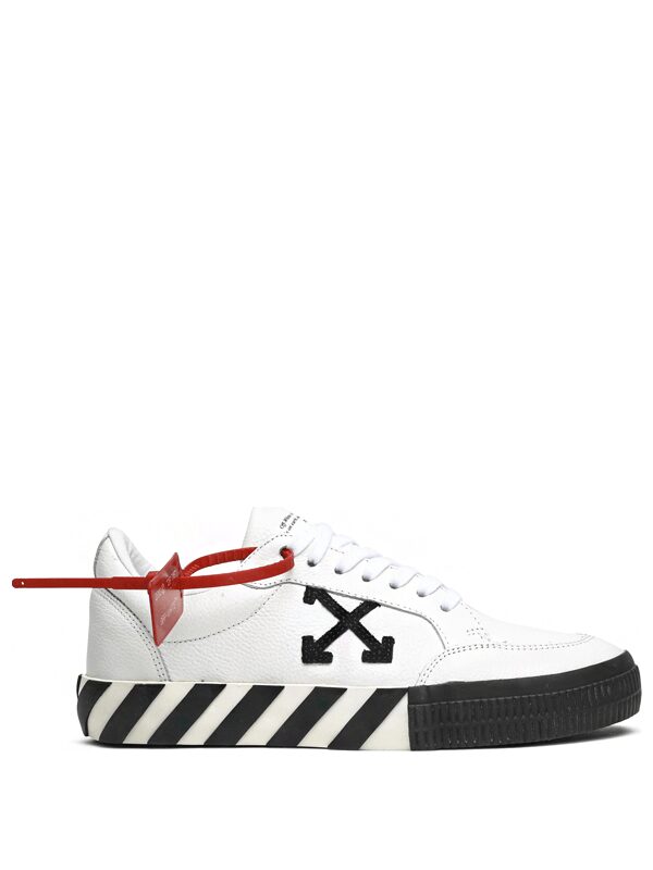 OFF-WHITE Vulcanized Low Canvas White Black