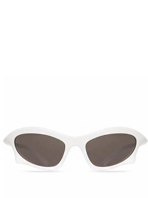 Óculos Balenciaga Bat Rectangle Frame White