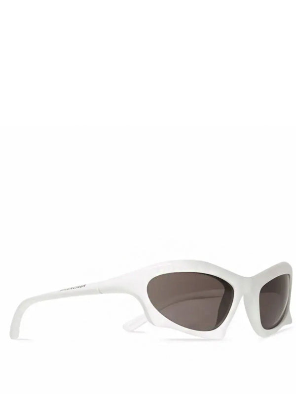 Óculos Balenciaga Bat Rectangle Frame White