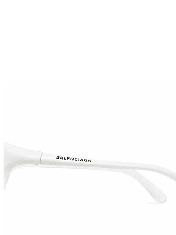 Óculos Balenciaga Bat Rectangle Frame White