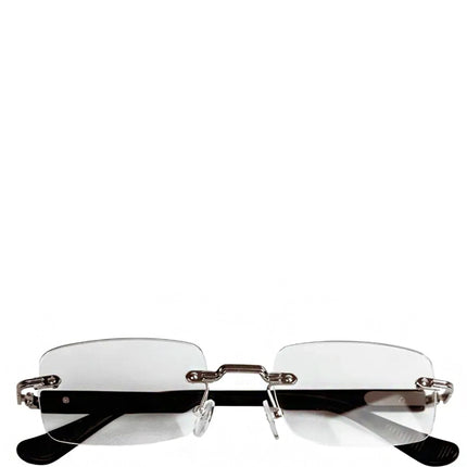 Óculos Chrome Hearts Deep II Antique Silve White Ebony Wood