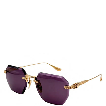 Óculos Chrome Hearts Hole Shot Purple
