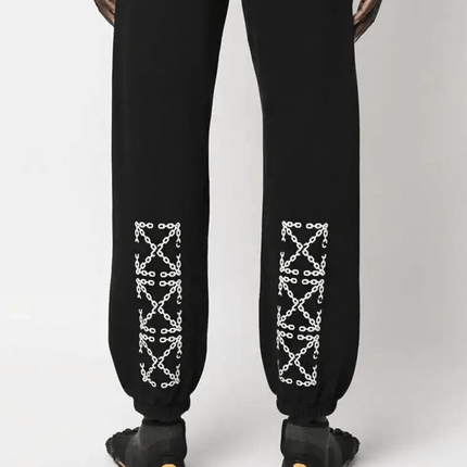Off-White Calça Chain Arrows-print