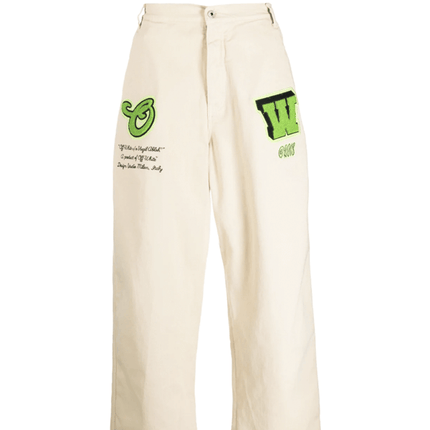Off-White Calça Jeans Logo