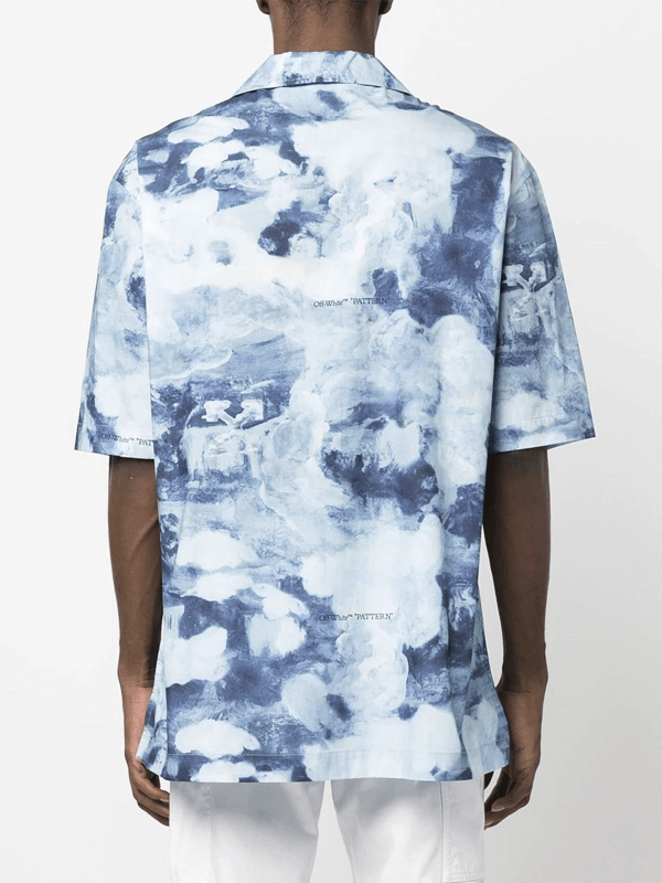 Off-White Camisa Tie-Dye