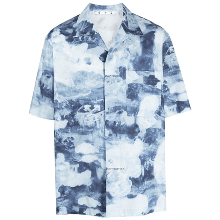 Off-White Camisa Tie-Dye