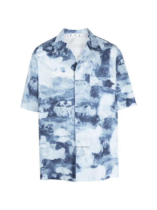 Off-White Camisa Tie-Dye