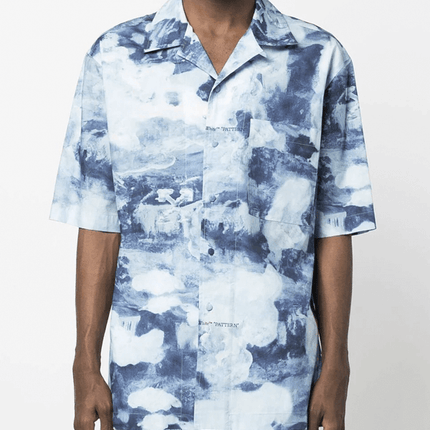 Off-White Camisa Tie-Dye