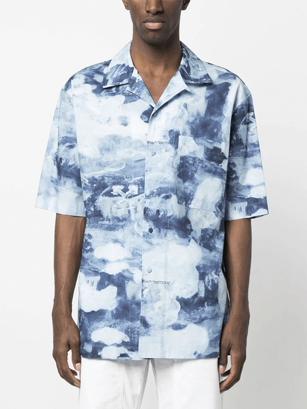 Off-White Camisa Tie-Dye