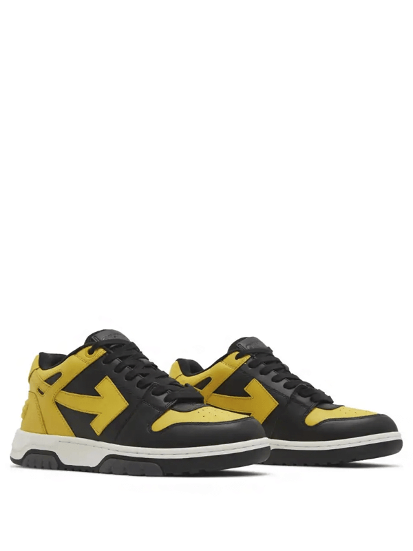Off-White Out Of Office Black Lemon Yellow