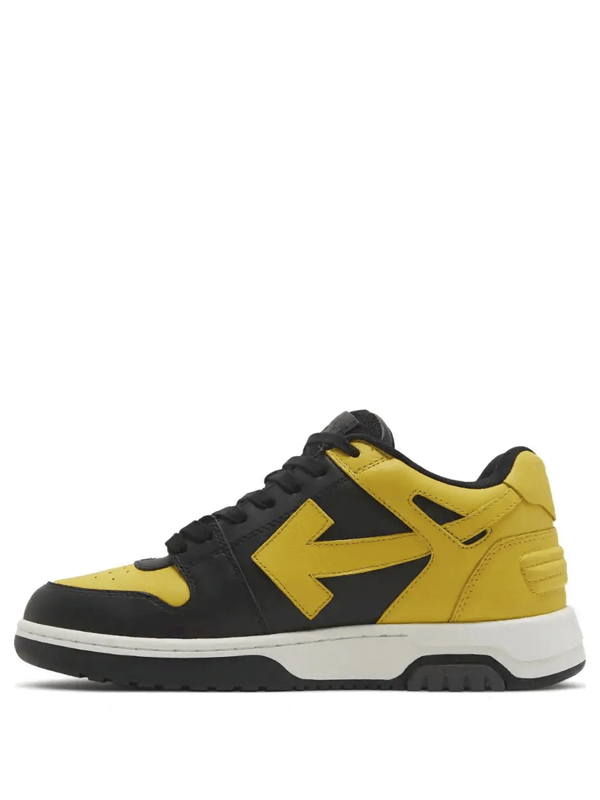 Off-White Out Of Office Black Lemon Yellow